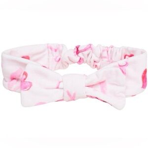 LoveShackFancy 🎀 Bow Face Wash Headband in Blushing Kisses 🎀